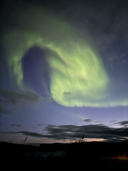 Northern lights can be seen more than every other night in northern Lapland, statistically thechances are over 60%.