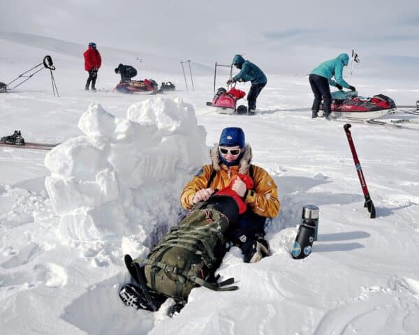 arctic ski trek