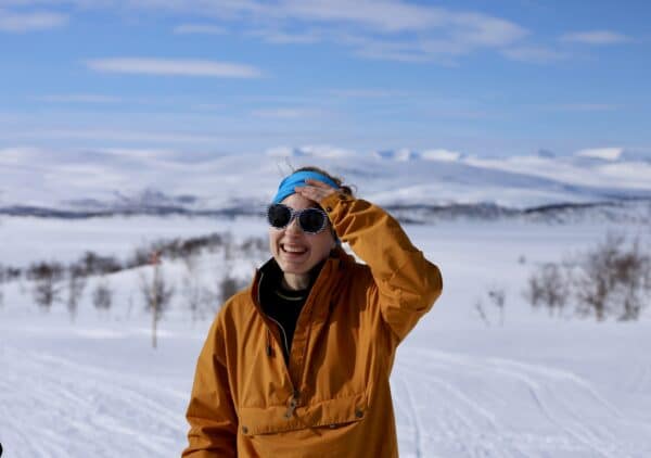 Ski Touring with a Pulka, arctic ski tour in lapland, All-inclusive hiking tours in Lapland, Finland Pihka Outdoors