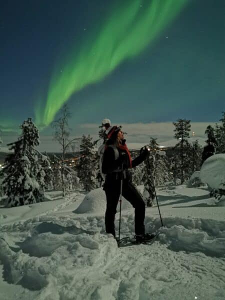 northern lights in lapland