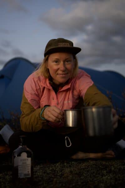 wilderness hike in lapland